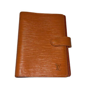 LOUIS VUITTON Epi Leather Agenda Cover Orange CA0998